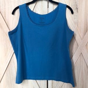 Talbots Woman Petite Cotton Tank Size 1X Petite